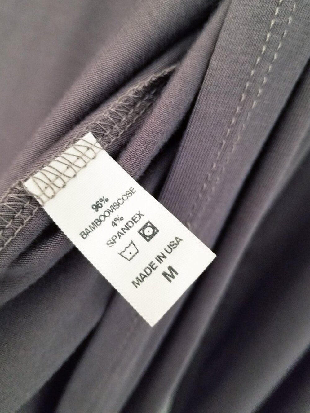 Sivana Bamboo Yoga Wrap Cardigan Size M Grey Gray $118 USA Soft Stretch Slits - Picture 10 of 15